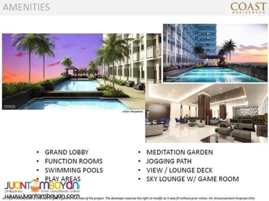 Smdc Coast Residences Lovely Fully-Furnished 1 Bedroom Condo With Pool Manilla Buitenkant foto